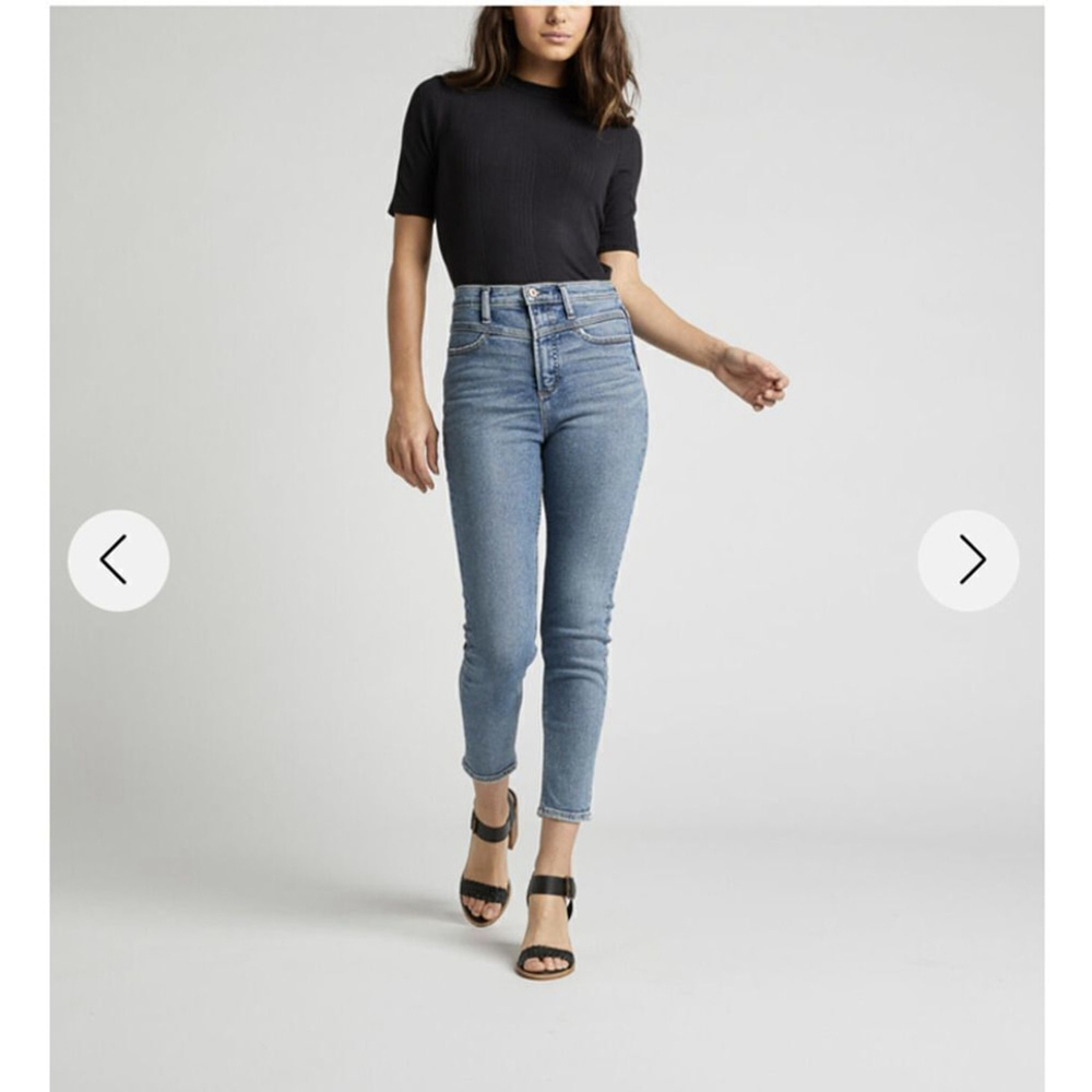 Silver Women's Ode to 80's High Rise Skinny Jeans (26) - Picture 7 of 9